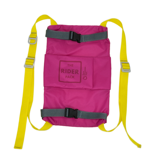 2025 Pink Rider Pack with Yellow Straps
