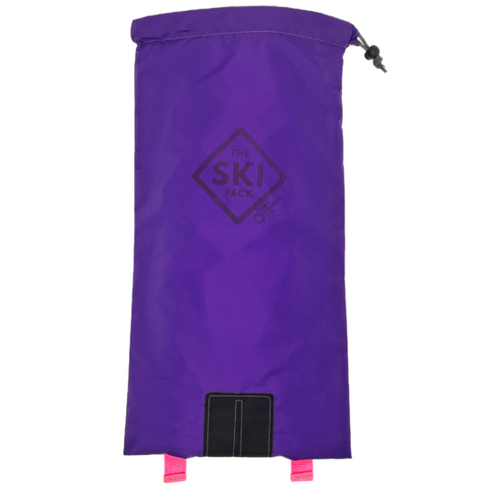 2025 Purple Ski Pack with Pink Straps