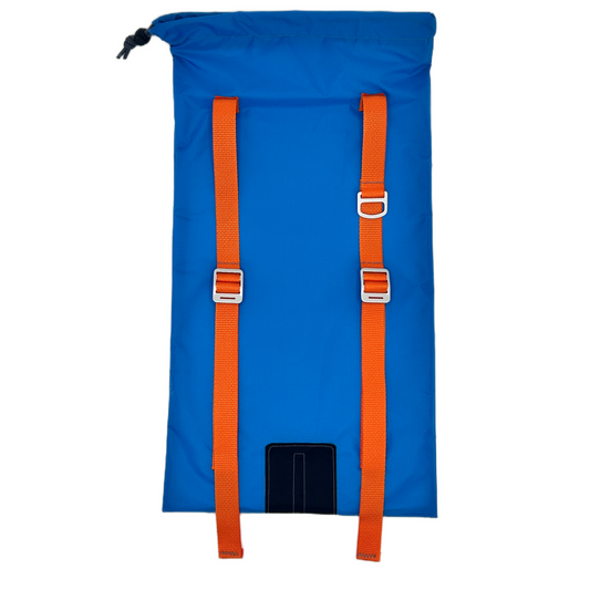 2025 Blue Ski Pack with Orange Straps