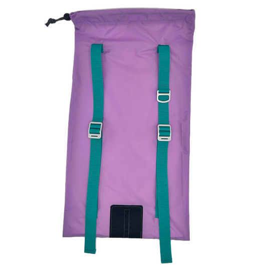 2025 Lavender Ski Pack with Teal Straps