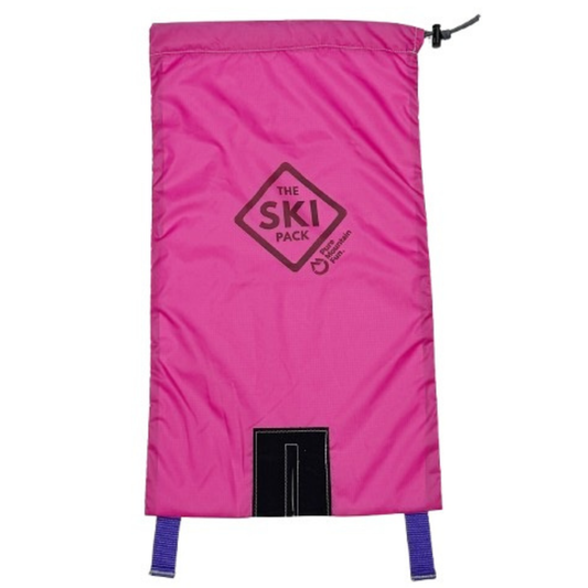 2025 Pink Ski Pack with Purple Straps