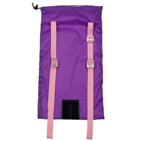 2025 Purple Ski Pack with Pink Straps