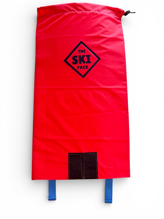 "Olympic" Red Ski Pack with Blue Straps
