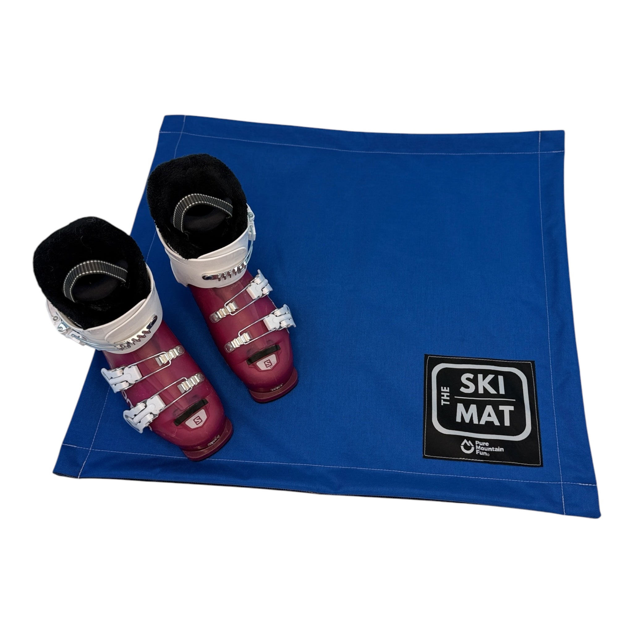 2026 Blue Ski Pack with Yellow Straps – Pure Mountain Fun