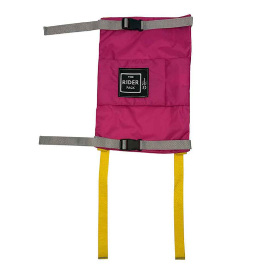 Pink Rider Pack with Yellow Straps