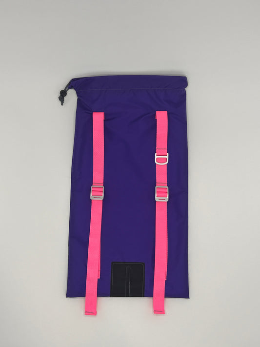 2025 Purple Ski Pack with Pink Straps